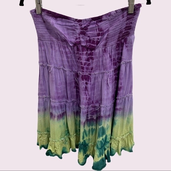 Vintage Free People Strapless Top SZ 12 - Picture 1 of 4